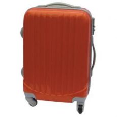 小型スーツケース(TSAロック付)【オレンジ】　レンタル