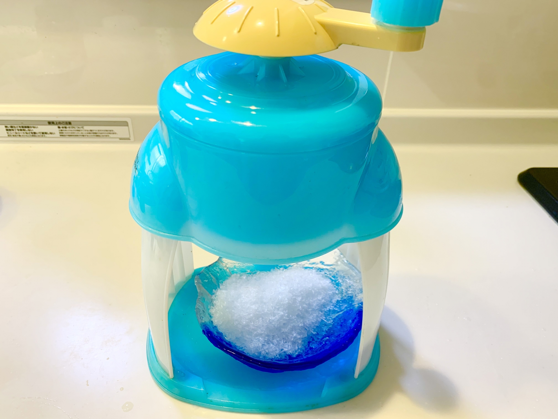 かき氷器とかき氷